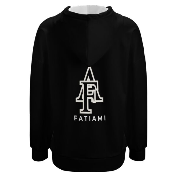 Sweat à capuche noir FATIAMI – Image 4