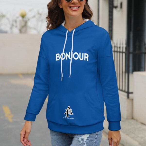 Sweat à capuche bleu FATIAMI – Image 6
