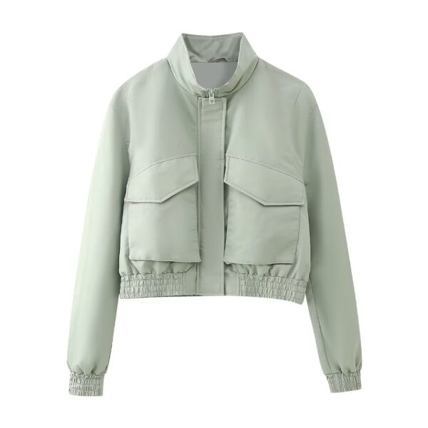 Ensemble veste zippée + jupe pantalon pour femme – Image 6