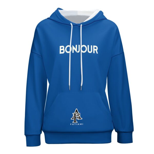 Sweat à capuche bleu FATIAMI