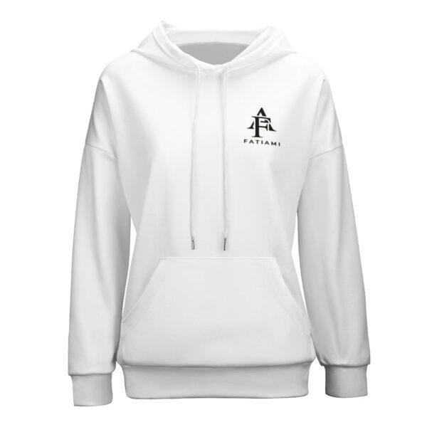Sweat à capuche blanc FATIAMI