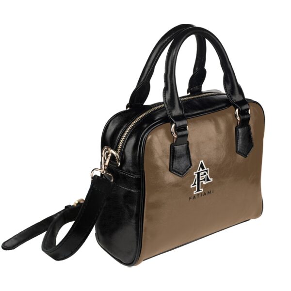Sac à main à bandoulière Marron noir FATIAMI – Image 2