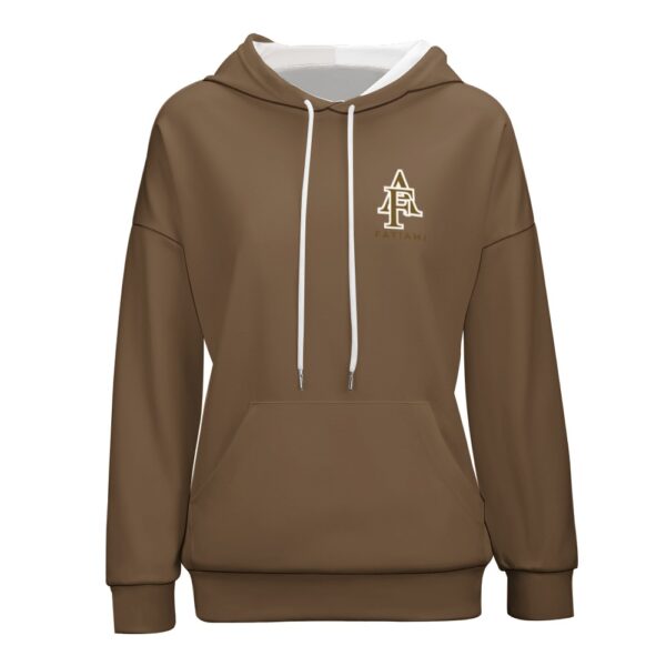 Sweat à capuche marron, dos neutre FATIAMI