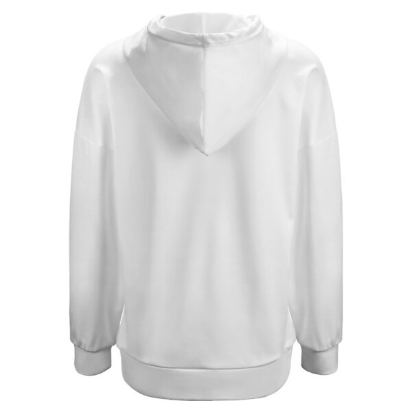 Sweat à capuche bleu royal, dos neutre FATIAMI – Image 5