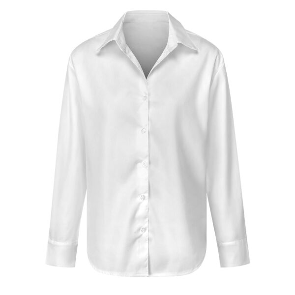 Chemise blanche manche longue femme classique