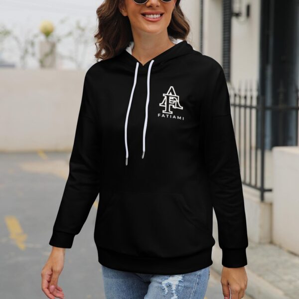 Sweat à capuche noir FATIAMI – Image 6