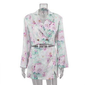 Ensemble deux pièces jupe short très chic