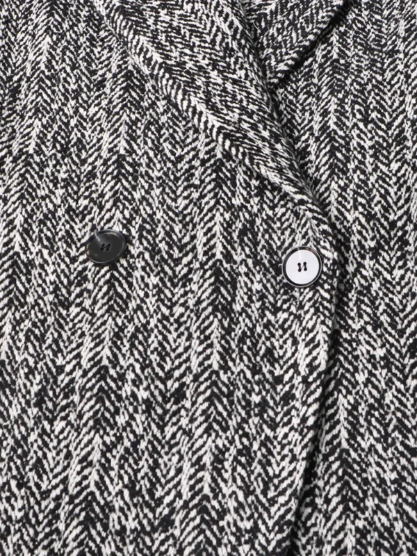 Manteaux amples décontractés en cuir et patchwork colorblock pour femme – Image 4