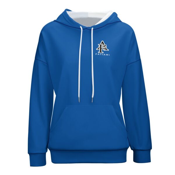 Sweat à capuche bleu royal, dos neutre FATIAMI
