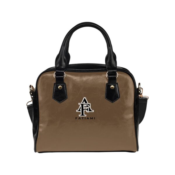 Sac à main à bandoulière Marron noir FATIAMI – Image 4