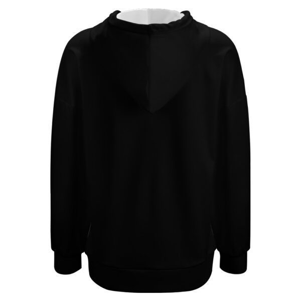 Sweat à capuche noir FATIAMI Bonjour – Image 5