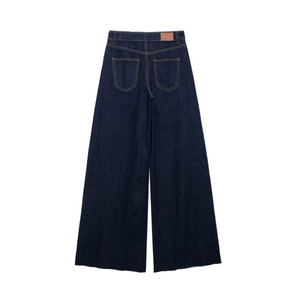 Ensemble en jean, confortable casual, Top sont manche et pantalon – Image 4