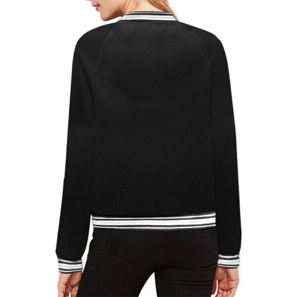 Veste bomber noir pour femme – Image 3