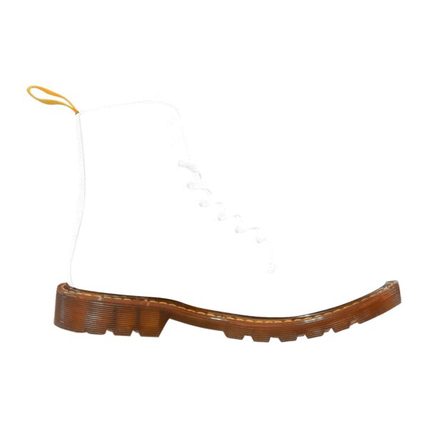Bottes blanches à lacets femme – Image 4