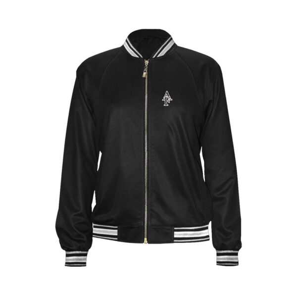 Veste bomber noir pour femme – Image 4