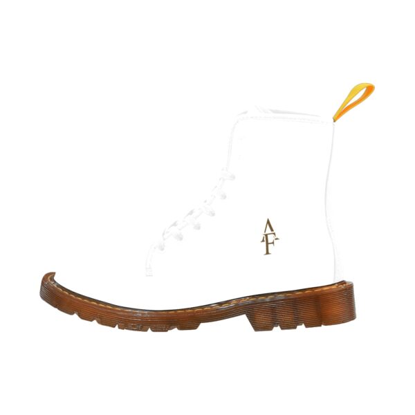 Bottes blanches à lacets femme – Image 3