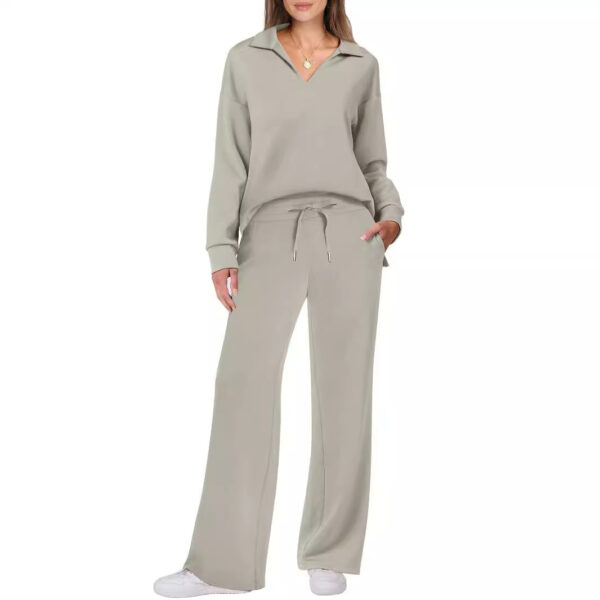 Sweatshirt et pantalon Wide leg – Image 2