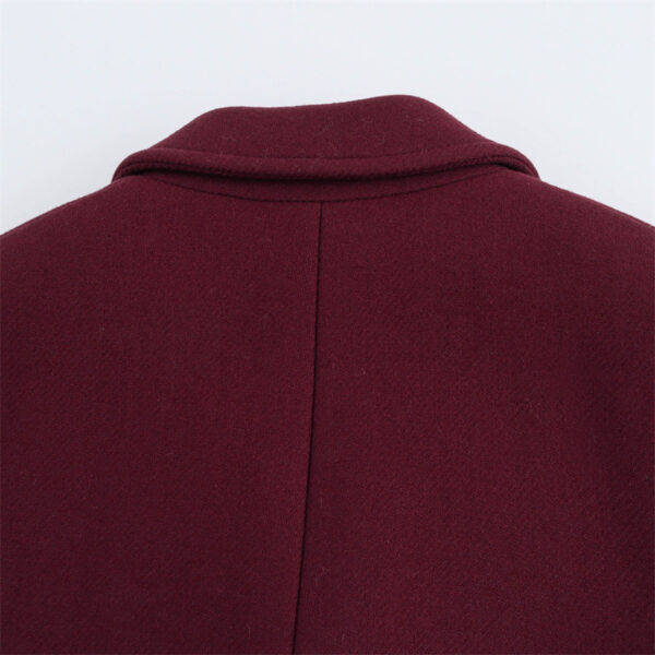 Manteau rouge bordeaux – Image 4