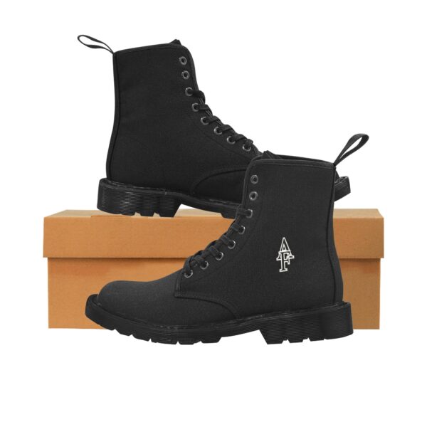 Bottes noir à lacets pour femme – Image 2