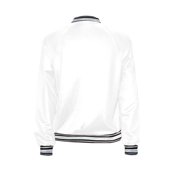 Veste bomber blanche pour femme – Image 5