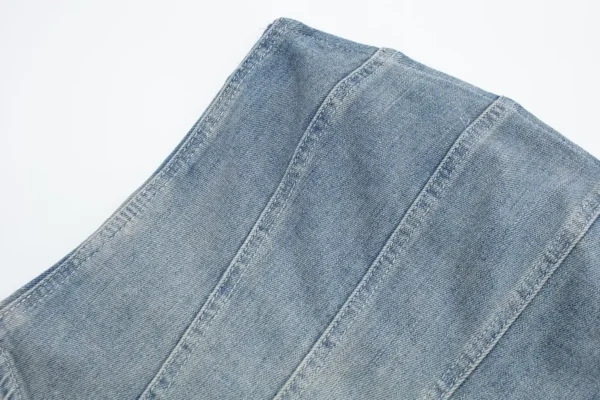 Denim Crop Top – Image 4