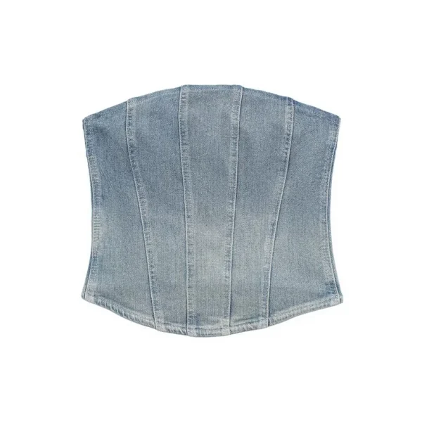 Denim Crop Top