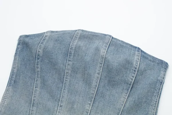 Denim Crop Top – Image 3