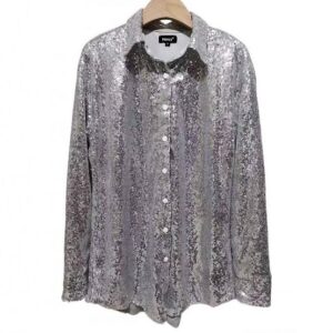 Sequin Long Sleeve Shirts