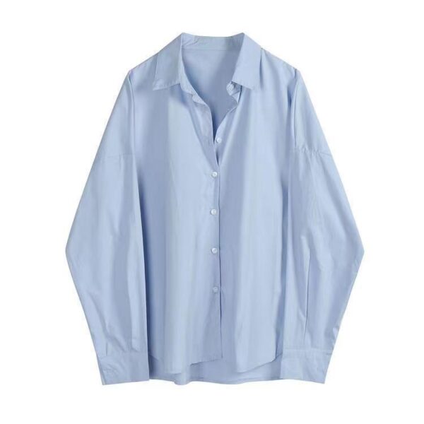 Oversized Long Sleeve Blouse – Image 2