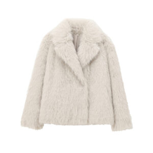 Faux fur coat