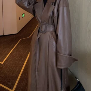 Vintage Leather Trench