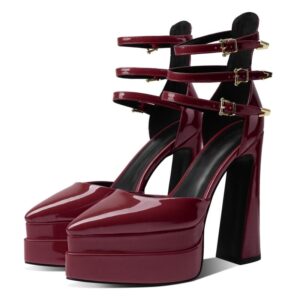 Pointed high heel Mary Jane
