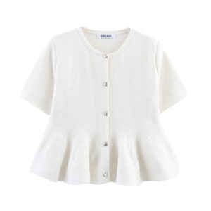 Knitted sweater jacket