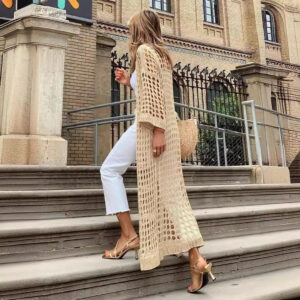 Beach cardigan knitted sweater