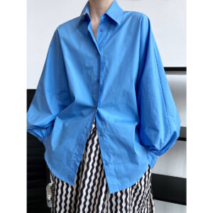 Lantern sleeve shirt top