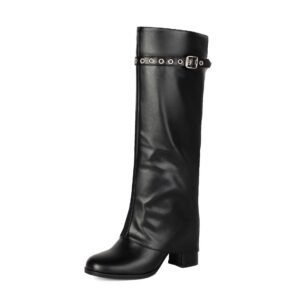 High Heel Chunky Boots